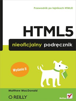 cover image of HTML5. Nieoficjalny podr?cznik. Wydanie II